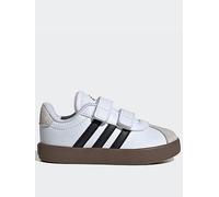adidas Sportswear Infant Unisex VL Court 3.0 Trainers, Ftwwht/Cblack/Greone, Size 8 Younger Ftwwht/Cblack/Greone