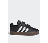 adidas Sportswear Infant Vl Court 30 Velcro Trainers, Core Black/Ft White/Core Black, Size 3 Younger Core Black/Ft White/Core Black