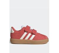 adidas Sportswear Infant Vlourt 30 Velcro Trainers - Multi, Scarlet/Core White/Bright Red, Size 7 Younger Carlet/Core White/Bright Red