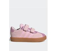 adidas Sportswear Infant Vlourt 30 Velcro Trainers - Pink, Multi, Size 4 Younger Print