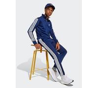 adidas Sportswear Junior Boys Essentials Climacool Track Suit, Dark Blue/White, Size 7-8 Years Dark Blue/White