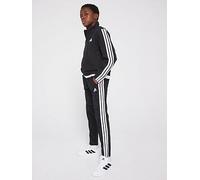 adidas Sportswear Junior Boys Essentials Climacool Tracksuit, Black/White, Size 7-8 Years Black/White