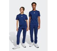 adidas Unisex Kids Essentials 3 Stripes Pants, Dark Blue/White, 11-12 Years