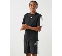 adidas Sportswear Junior Boys Essentials T-shirt, Black, Size 11-12 Years Black