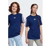 adidas Sportswear Junior Boys Essentials T-shirt - Blue, Dark Blue/White, Size 11-12 Years Dark Blue/White