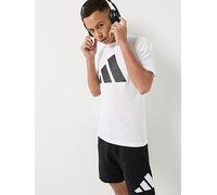 Adidas Essentials Tee Set White 7-8 Years Boys,Girls