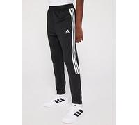 adidas Sportswear Junior Boys House of Tiro Joggers, Black/White, Size 7-8 Years Black/White