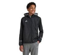 adidas Sportswear Junior Boys Jacket, Black/Refsil, Size 5-6 Years Black/Refsil