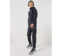 adidas Sportswear Junior Boys Woven Cargo Tracksuit, Black/White, Size 11-12 Years Black/White