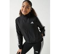 adidas Sportswear Junior Girls Essentials Climacool Jacket -black, Black/White, Size 13-14 Years Black/White