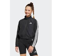 adidas Sportswear Junior Girls Essentials Climacool Jacket -black, Black/White, Size 9-10 Years Black/White
