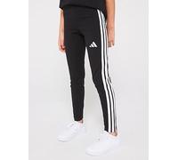 adidas Sportswear Junior Girls Essentials Leggings, Black/White, Size 14-15 Years Black/White
