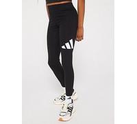adidas Girl's ESSENTIALS LINEAR LOGO LEGGINGS, black/white, 14-15 Years