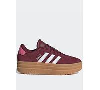 adidas Sportswear Junior Girls VL Court Bold Trainers - Red/Pink, Shadow Red/White/Pink Fusion, Size 3 Older Hadow Red/White/Pink Fusion