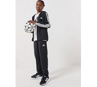 adidas Sportswear Junior Unisex Essentials Tracksuit, Black/White, Size 9-10 Years Black/White