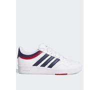 adidas Sportswear Junior Unisex Hoops 4.0 Shoes Kids - White, Ftwr White/Dark Blue/Team Red, Size 4.5 Older Ftwr White/Dark Blue/Team Red