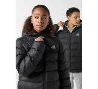 adidas Sportswear Junior Unisex Puffer Jacket-black, Black/Black/Black, Size 9-10 Years Black/Black/Black