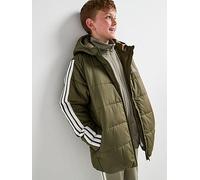 adidas Sportswear Junior Unisex Synthetic Down Jacket, Green, Size 13-14 Years Green