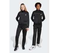 adidas Sportswear Junior Unisex Tricot Tracksuit-black, Black/White, Size 11-12 Years Black/White