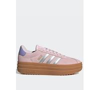 adidas Sportswear Junior Vl Court Bold Trainers, Pink/Silver Met./Gold Met., Size 4.5 Older Pink/Silver Met./Gold Met.