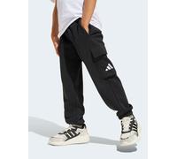 adidas Sportswear Kids Cargo Pant, Black, Size 7-8 Years Black