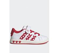 adidas Sportswear Kids' Disney Minnie Mouse Grand Court Trainers, White, Size 5 Older White