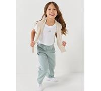 adidas Sportswear Kids Girls Essentials Set, White/Wosa, Size 4-5 Years White/Wosa