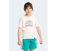 adidas Sportswear Kids Graphic Tee, White, Size 2-3 Years White