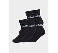 adidas Sportswear Kids Linear Ankle Socks 5 Pairs, Black, Size Xl Black