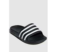 adidas Sportswear Kids Unisex Adilette Aqua Sliders, Core Black, Size 2 Older Core Black