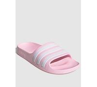 adidas Sportswear Kids Unisex Adilette Aqua Sliders - Pink/White, Clear Pink/White/Clear Pink, Size 13 Younger Clear Pink/White/Clear Pink