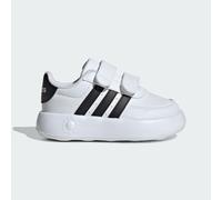adidas Sportswear Kids Unisex Breaknet 2.0 Shoes - White & Black - Size UK 8.5 Infant