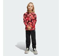 adidas Sportswear Kids Unisex Disney Mickey Mouse Jogger Set - Red - Size 18-24M