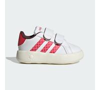 adidas Sportswear Kids Unisex DISNEY MINNIE MOUSE GRAND COURT 2.0 SHOES INFANTS - White/Red - Size UK 6 Infant