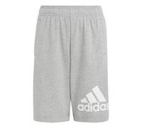adidas Sportswear Kids Unisex Essentials Big Logo Cotton Shorts - Light Grey - Size 9-10Y