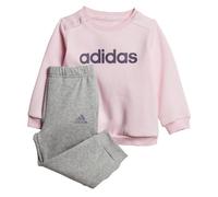 adidas Sportswear Kids Unisex Essentials Lineage Jogger Set - Pink Cotton - Size 18-24M