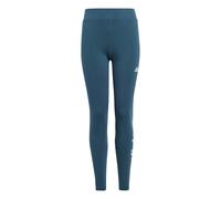 adidas Sportswear Kids Unisex Essentials Linear Logo Cotton Tights - Teal - Size 7-8Y