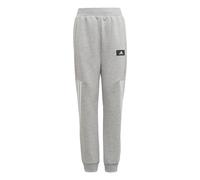 adidas Sportswear Kids Unisex Future Icons 3-Stripes Tapered-Leg Pants - Light Grey Cotton - Size 5-6Y