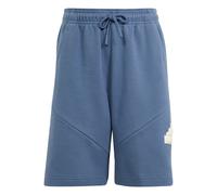 adidas Sportswear Kids Unisex Future Icons Logo 8-Inch Shorts - Blue Cotton - Size 7-8Y