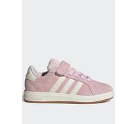 adidas Sportswear Kids Unisex Grand Court 00s Shoes Kids, Clear Pink/Off White/Gum10, Size 2 Older Clear Pink/Off White/Gum