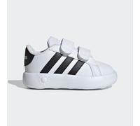 adidas Sportswear Kids Unisex Grand Court 2.0 Shoes - White & Black - Size UK 9 Kids