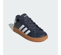 adidas Sportswear Kids Unisex Grand Court Lifestyle Tennis Lace-Up Shoes - Navy - Size UK 5.5