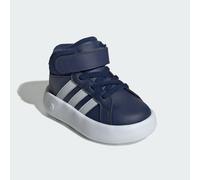 adidas Sportswear Kids Unisex Grand Court Mid Shoes - Navy - Size UK 7.5 Infant