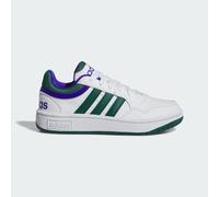adidas Sportswear Kids Unisex Hoops Shoes - White/Green - Size UK 10 Kids
