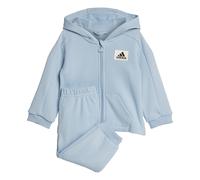 adidas Sportswear Kids Unisex Lounge Hooded French Terry Set - Light Blue Cotton - Size 3-4Y