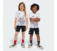 adidas Sportswear Kids Unisex MARVEL SPIDER-MAN T-SHIRT SET - White & Black Recycled Material - Size 9-10Y