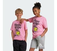 ADIDAS Sportswear Kids Unisex Positivity Table Graphic Tee - Pink Cotton - Size 13-14Y