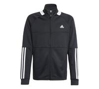 adidas Sportswear Kids Unisex Sereno Track Jacket - Black/White - Size 7-8Y