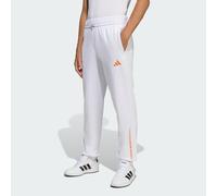 ADIDAS Sportswear Kids Unisex Slogan Fleece Pants - White - Size 7-8Y