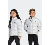 adidas Sportswear Kids Unisex Synthetic Down Glam Jacket, Silvmt/Blkref, Size 6-7 Years Ilvmt/Blkref